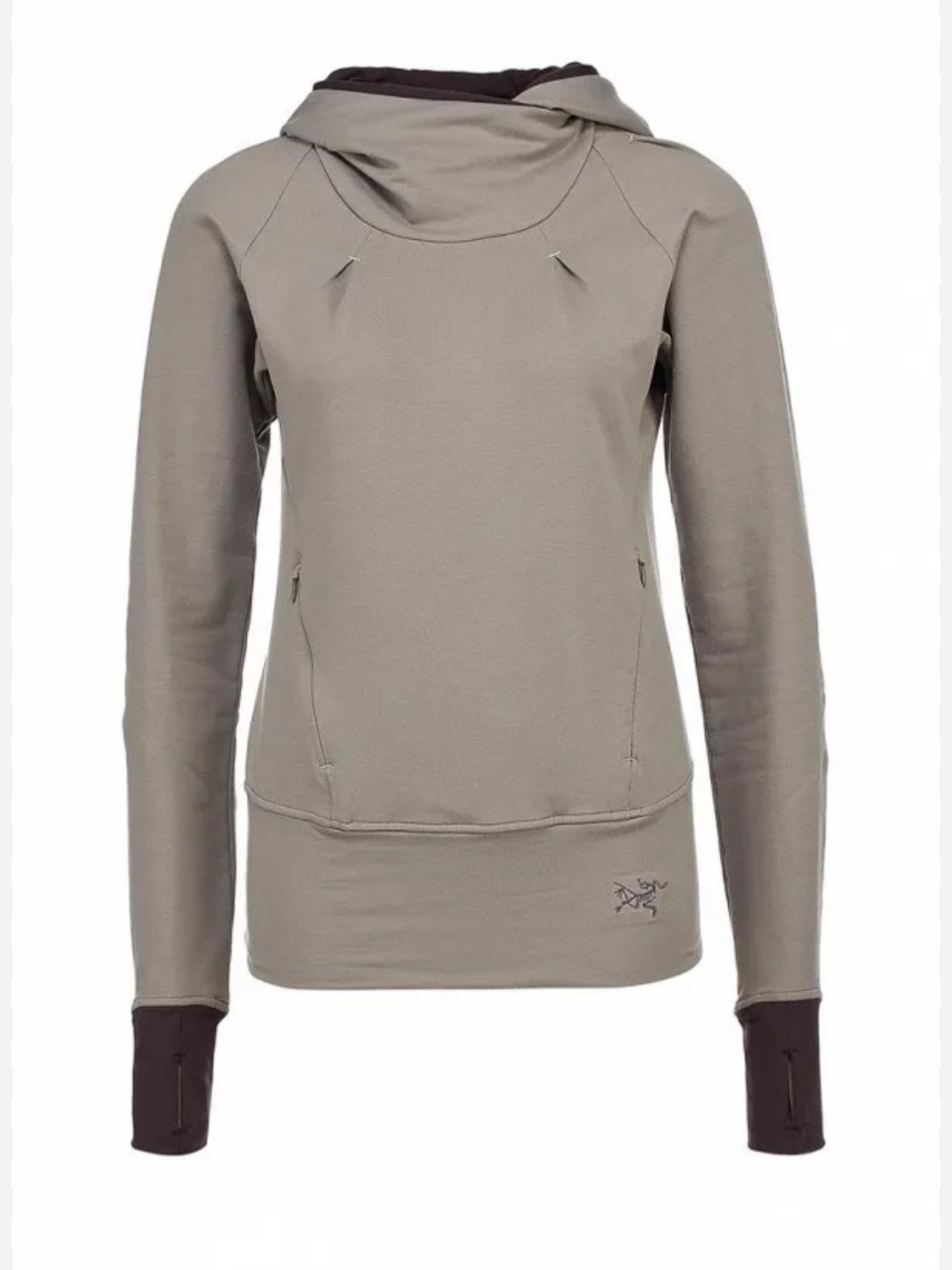 Arc’teryx Detente Hoodie Taupe Purple Women’s Medium – Rare